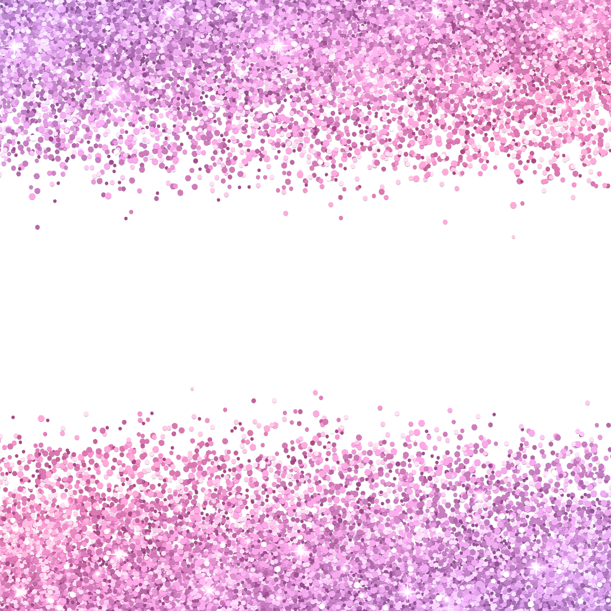 Pink Glitter Border